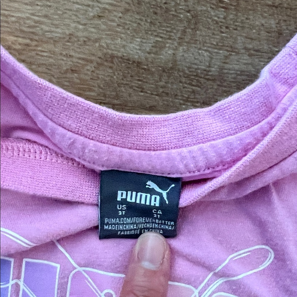 Puma Girls' Black and Pink Activewear Collection - Picture 4 of 10